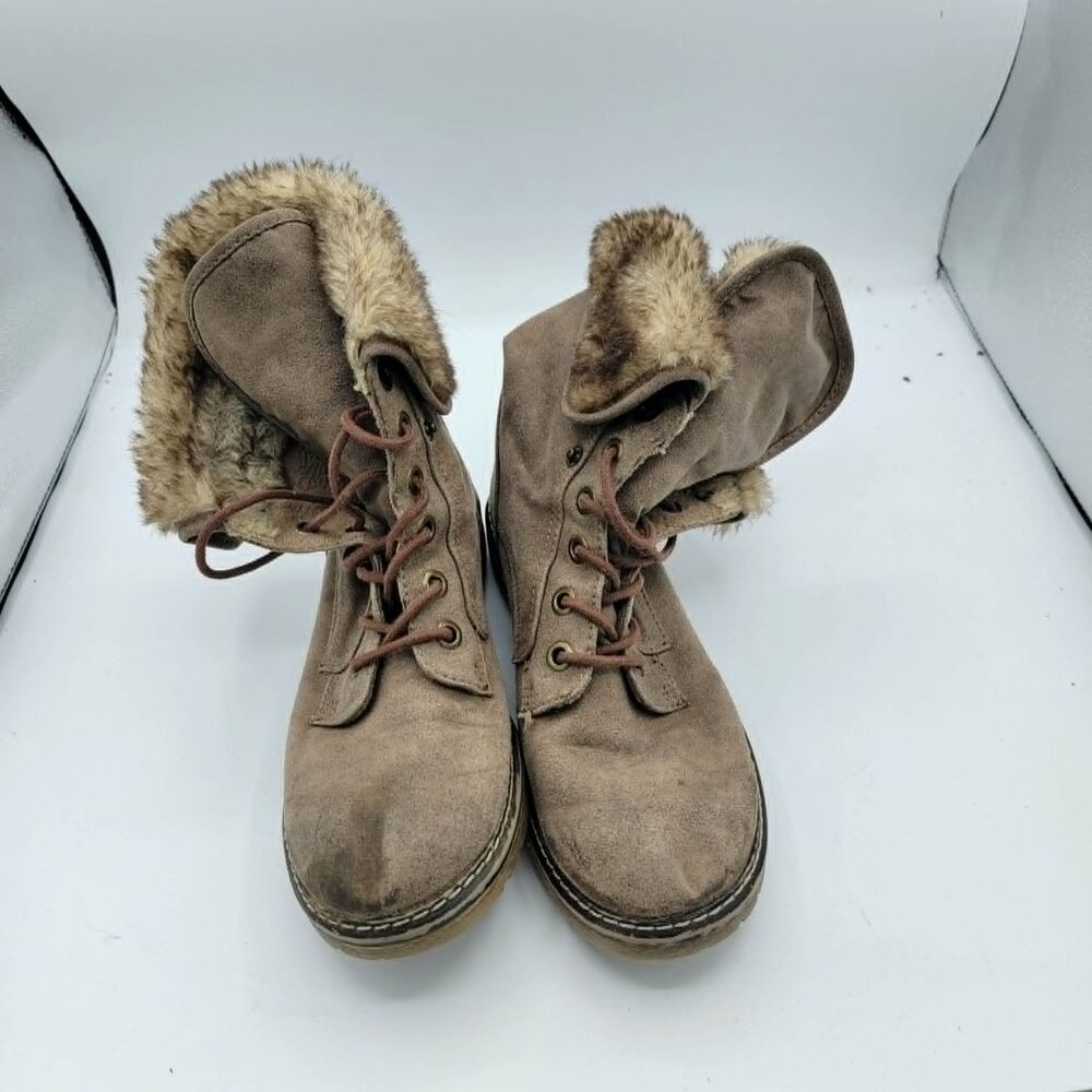 Target Women's Mid-Calf Winter Snow Boots, size 9 Brown